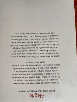 Libro sobre la alegría