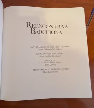 LIBRO SOBRE BARCELONA