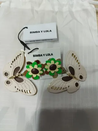 Pendientes Bimba y Lola originales mariposas