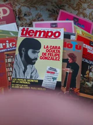 Revistas antiguas de cine y bricolage
