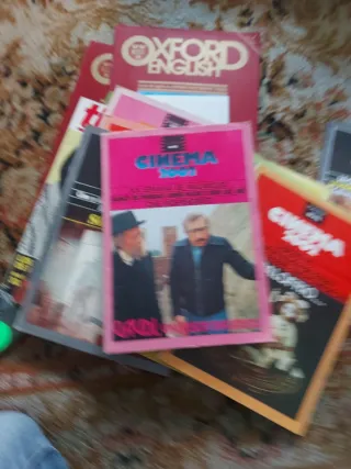 Revistas antiguas de cine y bricolage