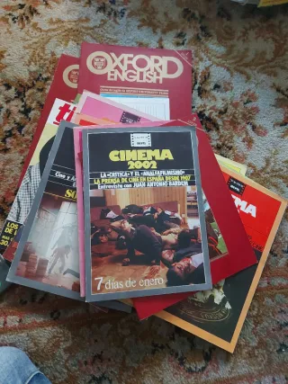 Revistas antiguas de cine y bricolage