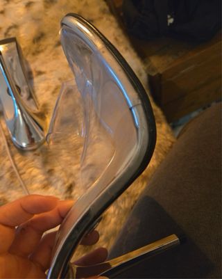 Zapatos de competición Mussa plateados