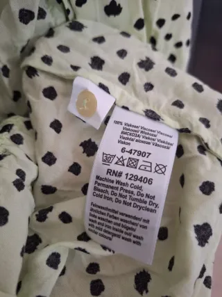 Camicia verde chiarissimo pois Rainbow Tg XS/S