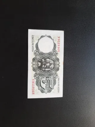 BILLETE DE 5 PESETAS DE 1951