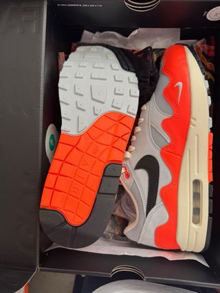 Air Max 1 Patta Waves Hyper Crimson Pure Platinum
