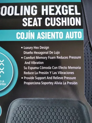 Cojín Hexgel Enfriador Asiento Coche