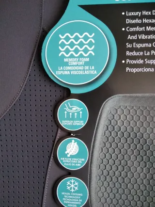 Cojín Hexgel Enfriador Asiento Coche