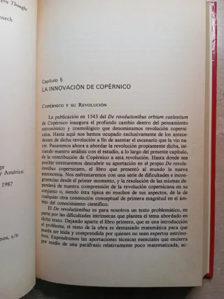 La revolución copernicana. Thomas S. Kuhn.