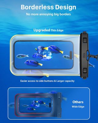 YOSH IPX8 Funda Impermeable Móvil [Diseño sin Bord