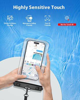 YOSH IPX8 Funda Impermeable Móvil [Diseño sin Bord