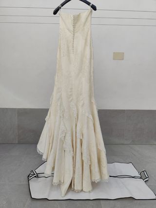 Traje de Novia Beige/Blanco