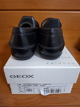 Mocasín Mujer Geox Negro