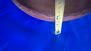 Fruteira Vintage Madeira Ondulada