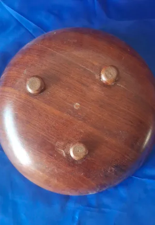 Fruteira Vintage Madeira Ondulada