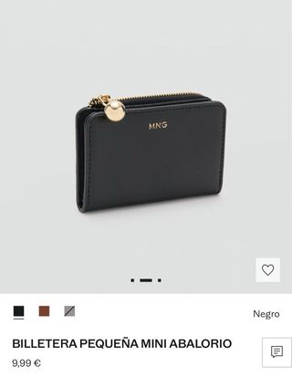 Cartera Mango Naranja Cremallera