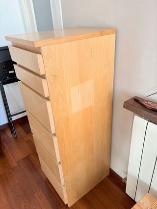 Cajonera 6 cajones madera