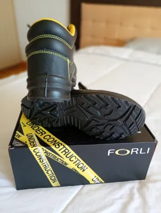 Botas de seguridad FORLI negras y amarillas