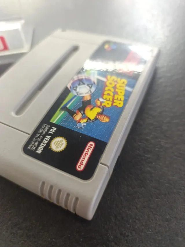 Super Nintendo Super Soccer PAL