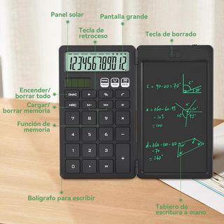 NEWYES Calculadora con Tableta de Escritura, Calcu