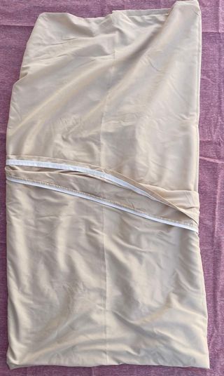 Funda nórdica beige cama 90