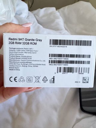 Xiaomi Redmi 9 AT Gris Oscuro 32 GB