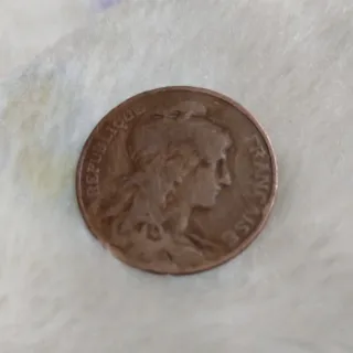 Moneda 10 céntimos Francia 1914