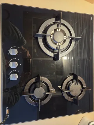 Placa de gas cristal butano