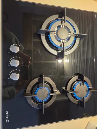 Placa de gas cristal butano