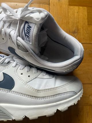 Nike Air Max 90 Talla 43 Blanco y Azul