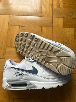Nike Air Max 90 Talla 43 Blanco y Azul