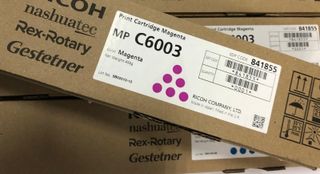 Pack Tóner Ricoh MP C6003 Magenta negro y cyan