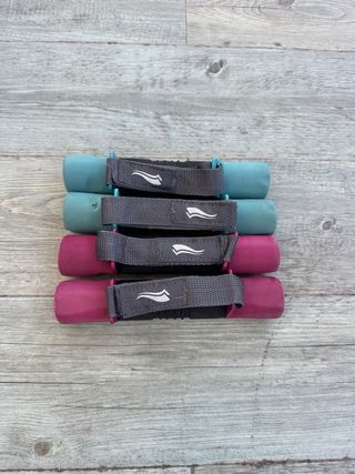 Pack deporte pesas y accesorios.