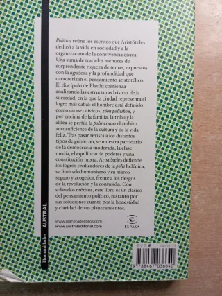 Política. Aristóteles.