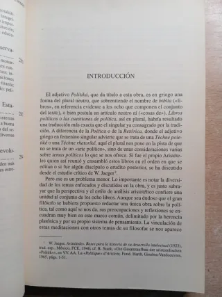 Política. Aristóteles.