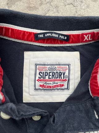 Polo Superdry Talla XL Azul