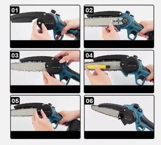 MOTOSEGA Seghetto Elettrico 2 Batt 48V 6 Pollici