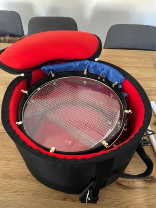 Tambor 30cm con funda y baquetas