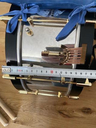 Tambor 30cm con funda y baquetas