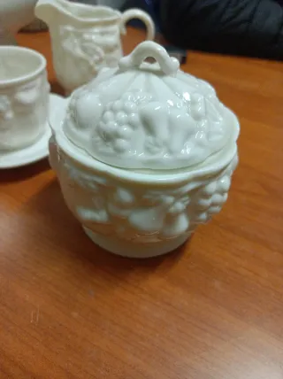 Servizio Caffè Porcellana Bianca