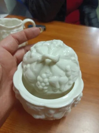 Servizio Caffè Porcellana Bianca