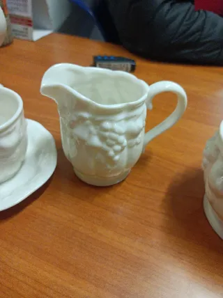 Servizio Caffè Porcellana Bianca