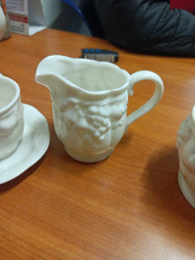 Servizio Caffè Porcellana Bianca