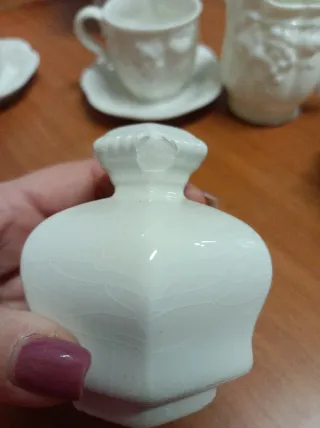 Servizio Caffè Porcellana Bianca