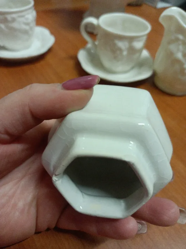 Servizio Caffè Porcellana Bianca