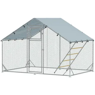Gallinero Metálico Exterior 3x2m con Percha