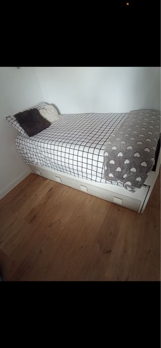 Cama nido doble+2 colchones+2 somiers+2 cajones