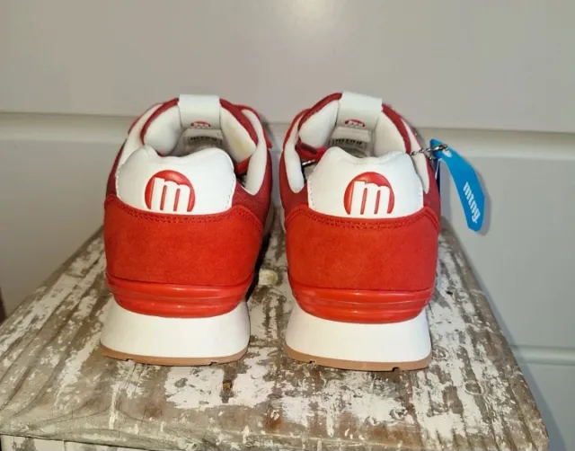 Zapatillas Mustang Rojas y Blancas