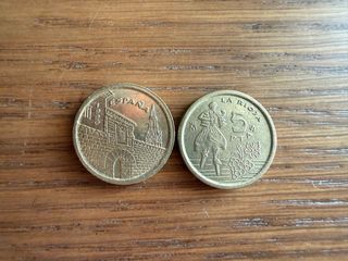 Moneda España 5 Pesetas La Rioja