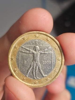 Moneda 1 Euro Italia 2002